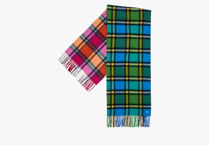 Plaid Mix Yarndye Scarf - Kate Spade New York - Modalova