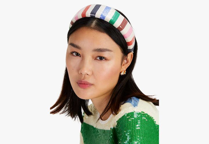 Adventure Stripe Sequin Headband - Kate Spade New York - Modalova