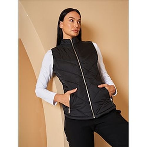 Women's Golf Vest Black Sleeveless Top Ladies Golf Attire Clothes Outfits Wear Apparel - Ador.com - Modalova