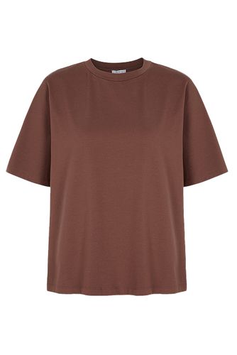 Fino Basic T-shirt Chocolate size L - Aligne - Modalova