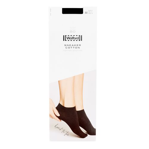White Cotton-blend Sneaker Socks - - S - Wolford - Modalova