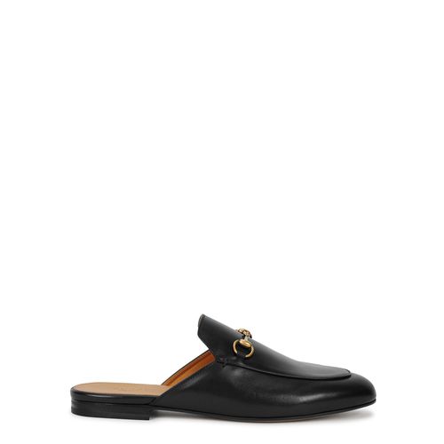Princetown Leather Backless Loafers - - 3 - Gucci - Modalova