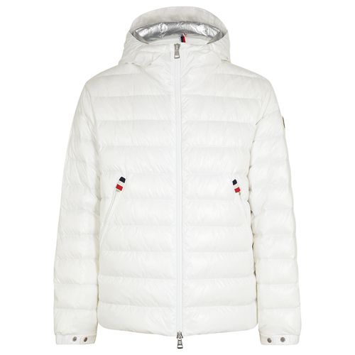 Blesle White Quilted Shell Jacket, Men's Designer Shell Jacket - Moncler - Modalova