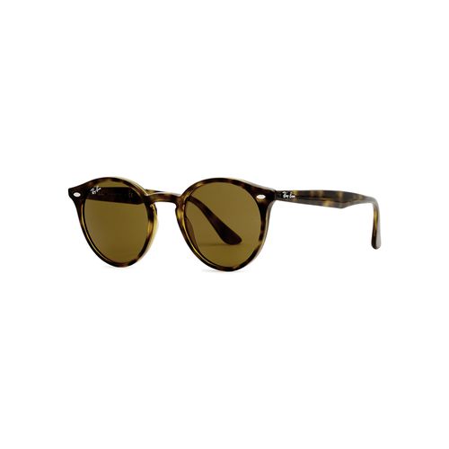 Tortoiseshell Round-frame Sunglasses, Sunglasses - Ray-ban - Modalova