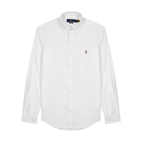 Piqué Cotton Oxford Shirt - - S - Polo ralph lauren - Modalova