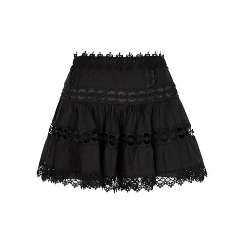 Greta Lace-trim Cotton-blend Mini Skirt, Mini Skirt, - L - Charo Ruiz - Modalova