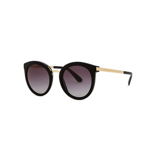 Dolce & Gabbana Round-frame Sunglasses, Sunglasses, Grey Lenses - Dolce&gabbana - Modalova