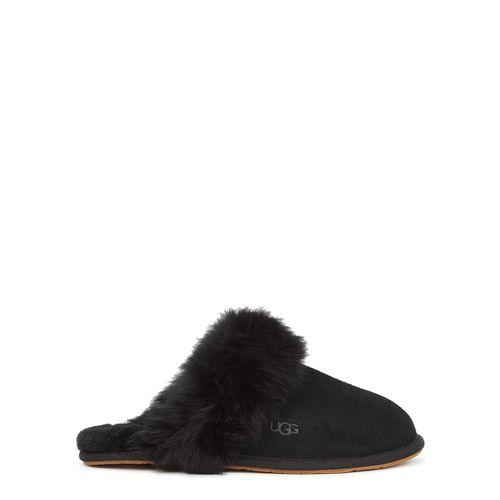 Scruff Sis Shearling Suede Black Slippers, Slippers, Lining Shoes - Ugg - Modalova