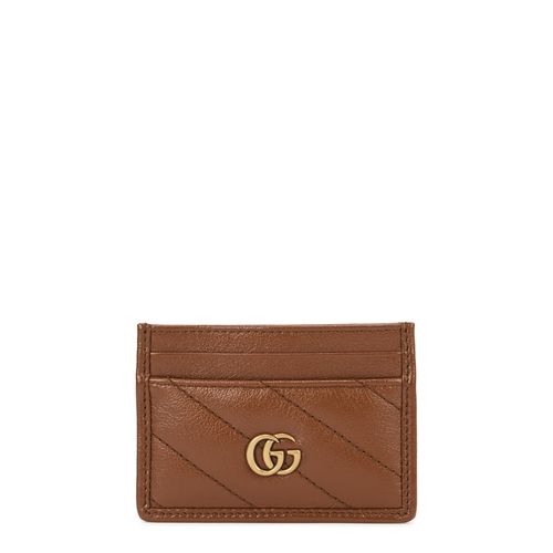 GG Marmont Leather Card Holder - Gucci - Modalova