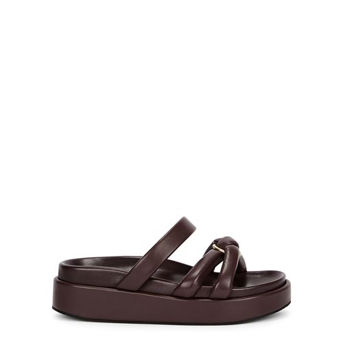 Leather Flatform Sandals - Dries Van Noten - Modalova