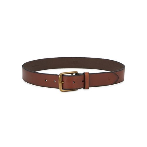 Brown Leather Belt - Polo ralph lauren - Modalova