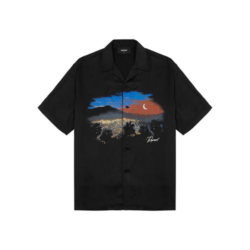 The Hills Printed Satin Shirt - - L - Represent - Modalova