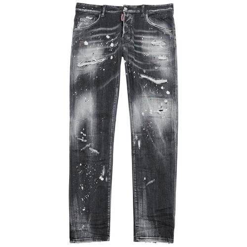 Skater Distressed Skinny Jeans - - W36 - Dsquared2 - Modalova