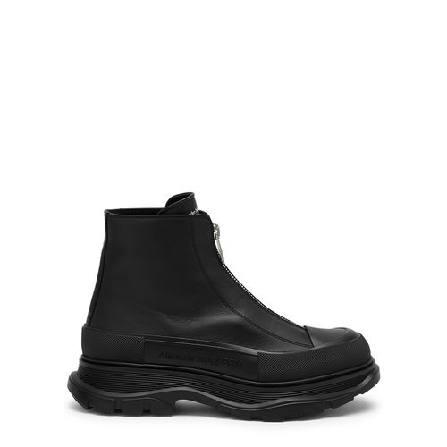 Leather Ankle Boots - - 9 - Alexander McQueen - Modalova