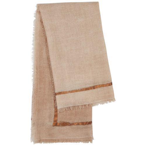 Righino Sand Cashmere Scarf - AMA Pure - Modalova