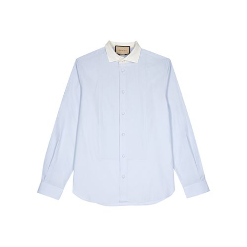 GG-monogrammed Cotton-poplin Shirt - - 16 - Gucci - Modalova