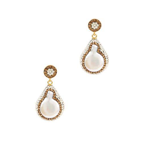 Baroque Pearl 18kt Gold-plated Earrings - Soru Jewellery - Modalova