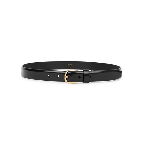 Totême Slim Leather Belt - Black - Totême - Modalova