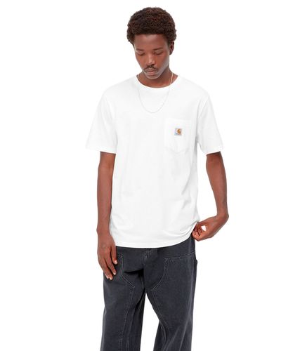 Camiseta Blanca para Hombre - S/S Pocket L - Carhartt - Modalova