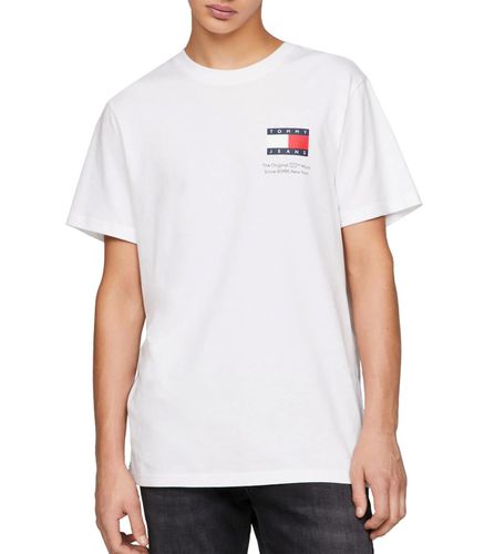 Camiseta blaca para Hombre - Essential Flag XS - Tommy Jeans - Modalova