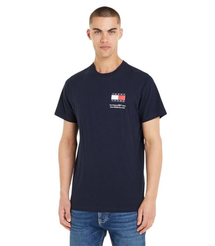 Camiseta Azul Marino para Hombre - Essential Flag L - Tommy Jeans - Modalova