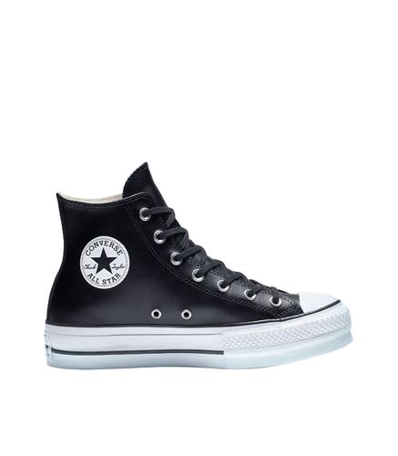 Zapatillas Negras Unisex - Chuck Taylor All Star Platform Leather 39.5 - Converse - Modalova