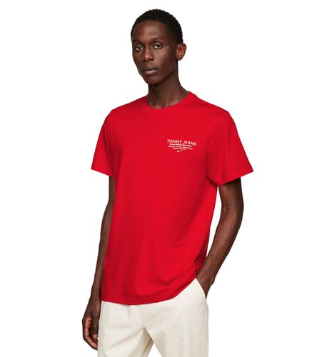 Camiseta Roja para Hombre XS - Tommy Jeans - Modalova