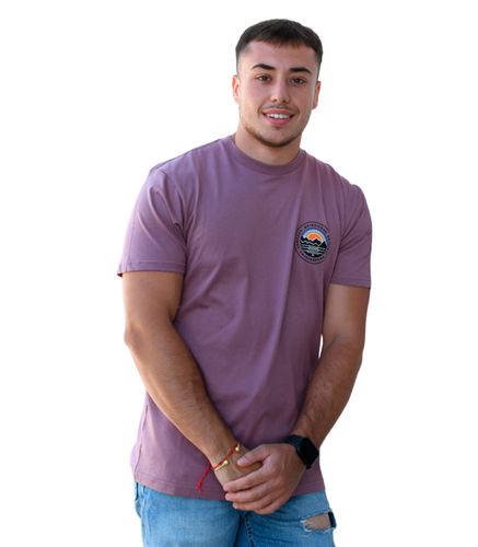 Camiseta Morada para Hombre - Landscapes L - Quiksilver - Modalova