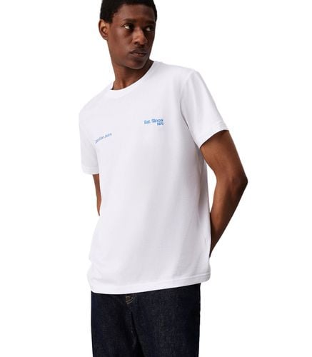 Camiseta Blanca para Hombre - Bright White M - Calvin Klein - Modalova