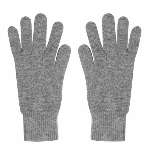 Marl Cashmere Short Ribbed Gloves - Laycuna London - Modalova