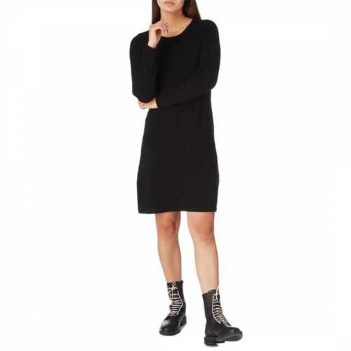 Black Knee Length Cashmere Dress - Cocoa Cashmere - Modalova