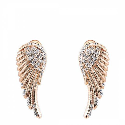 Rose Gold Plated Elegant Earrings - Ma Petite Amie - Modalova