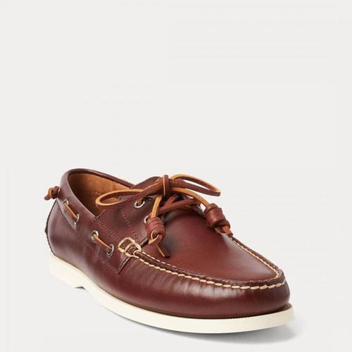 Brown Merton Leather Loafers - Polo Ralph Lauren - Modalova
