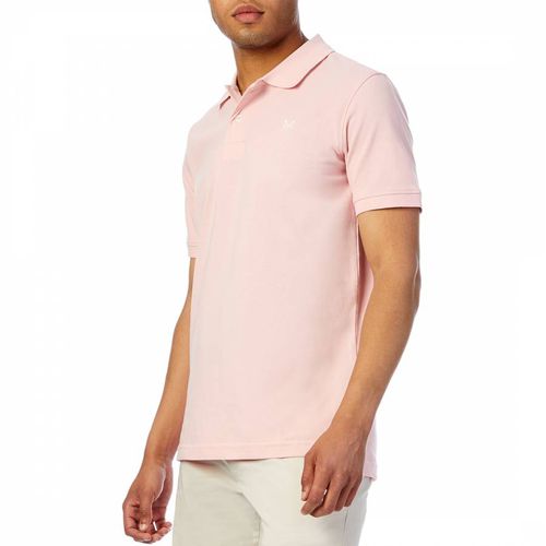 Pink Cotton Polo Shirt - Crew Clothing - Modalova