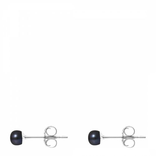 Silver/ Real Cultured Freshwater Pearl Earrings - Just Pearl - Modalova
