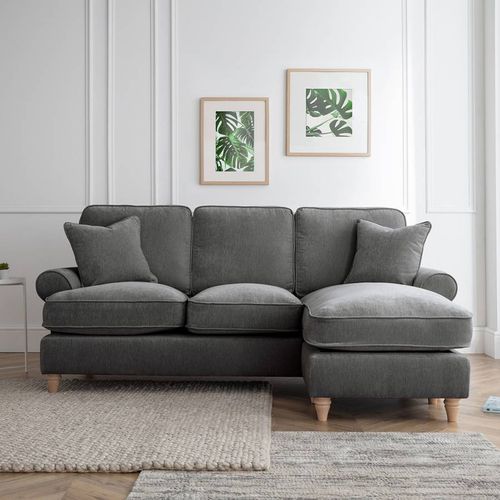 The Bromfield Right Hand Chaise Sofa Manhattan Charcoal - The Great Sofa Company - Modalova