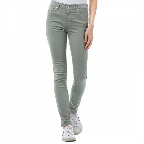 Green Roisin Stretch Skinny Jeans - Diesel - Modalova