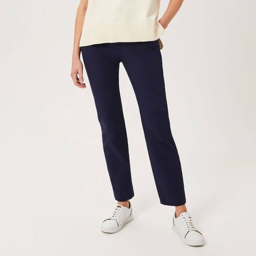 Navy Molly Chino Trousers - Hobbs London - Modalova