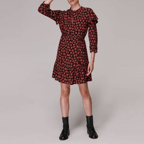 Red Botanical Garden Print Dress - WHISTLES - Modalova