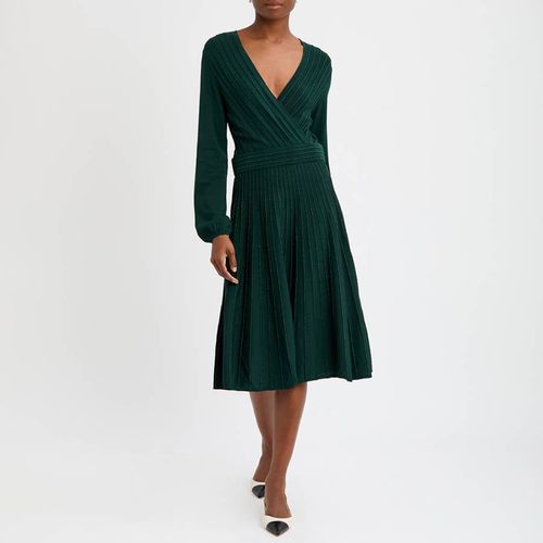 Green Merida Pleated Dress - L K Bennett - Modalova