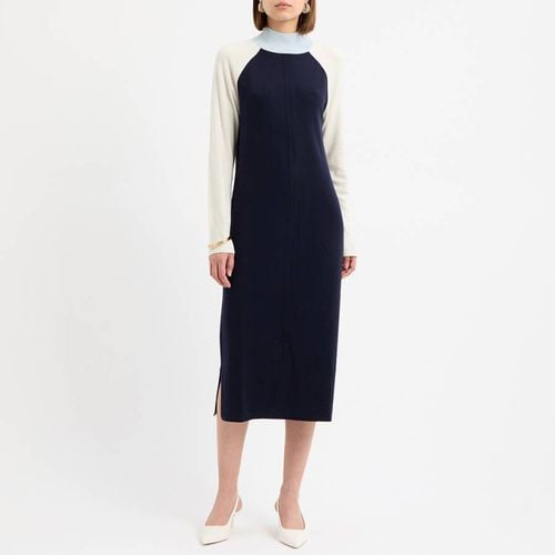 Blue Bergen Cashmere Blend Dress - L K Bennett - Modalova