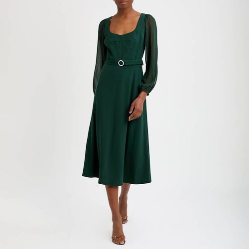 Green Perdy Belted Dress - L K Bennett - Modalova