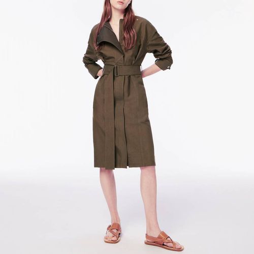 Khaki Utility Belted Dress - Victoria Beckham - Modalova