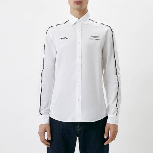 AMR Contrast Piping Cotton Shirt - Hackett London - Modalova