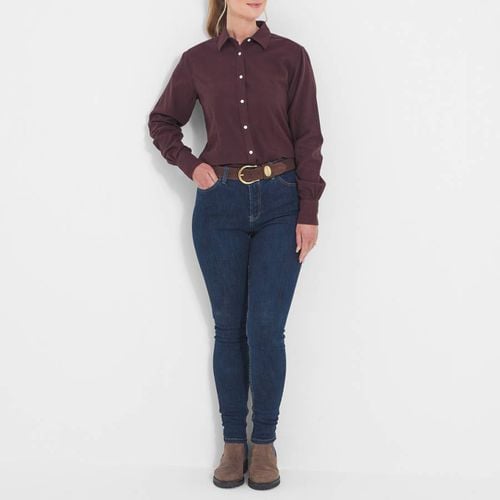 Maroon Elveden Cotton Shirt - Schöffel - Modalova