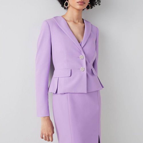 Purple Adele Blazer - L K Bennett - Modalova