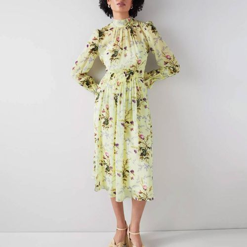 Ecru/Multi Eloise Silk Dress - L K Bennett - Modalova