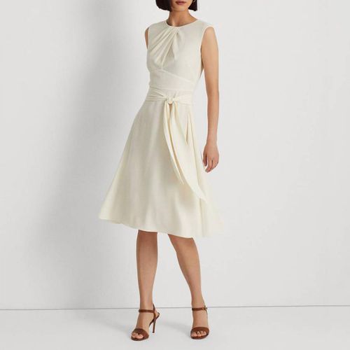 Cream Sleeveless Stretch Midi Dress - Lauren Ralph Lauren - Modalova