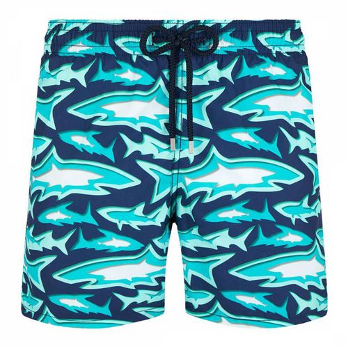 Blue Sharks Swim Trunks - Vilebrequin - Modalova