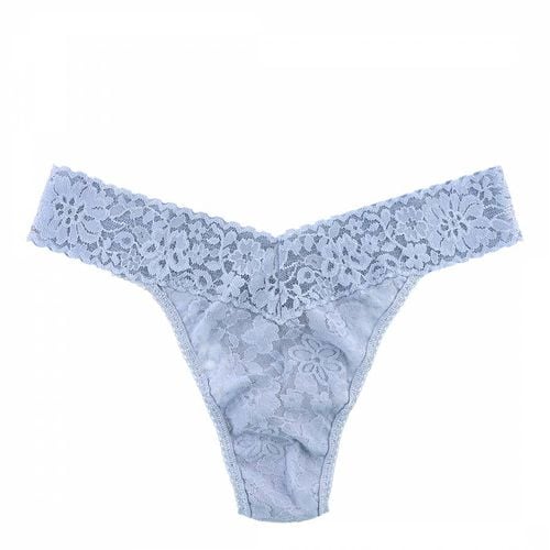 Light Blue Daily Lace Original Rise Thong - Hanky Panky - Modalova